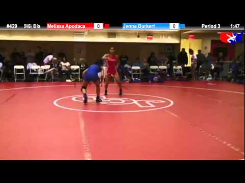 NYAC 59 KG / 130 lbs: Melissa Apodaca vs. Jenna Burkert
