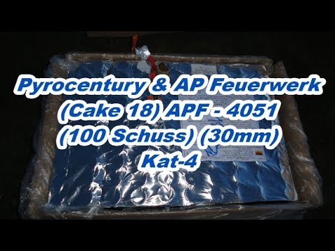 Pyrocentury & APF - 4051 (100 Schuss) (30mm) (Kat-4) (Neuheit 2018) Kein Muster!
