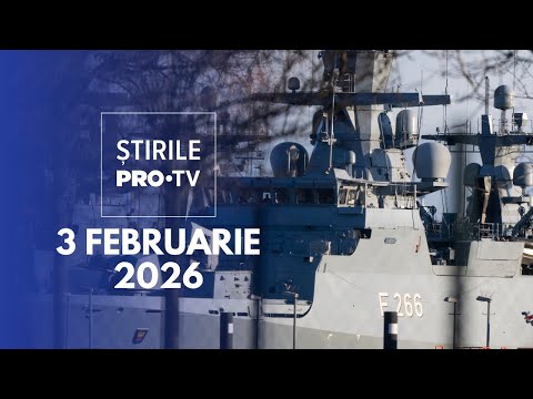 Știrile PRO TV - 3 Februarie 2026 | Român arestat pentru sabotaj