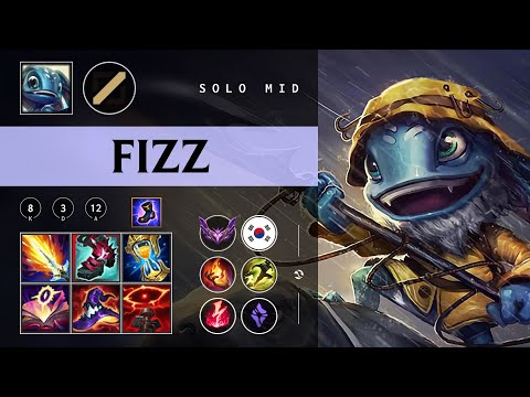 Fizz Mid vs Akali - KR Master Patch 26.01