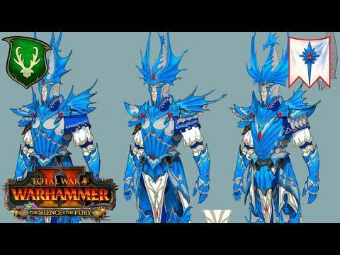 Triple Dragon Princes Take On Pro Hawk Riders. Wood Elves Vs High Elves. Total War Warhammer 2, MP