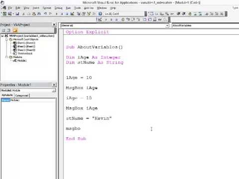 1 Introduction to Programming with VBA The Integrated Development Environment