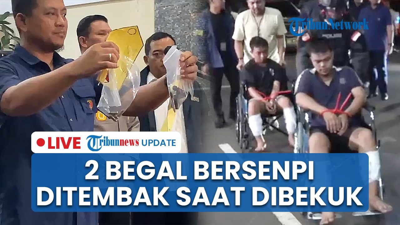 LIVE: 2 Begal Bersenpi Ditembak Aparat saat Ditangkap seusai 6 Kali Beraksi di Jaktim hingga Bekasi
