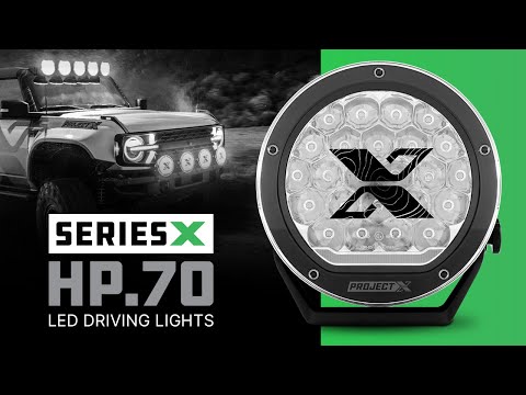 Stealth Mod Bumper Mount with HP.70 LED Lights, 21-25 Ford Bronco