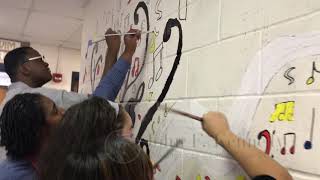 JFK TV | Mrs. Salley and Murals inspired by the love of music