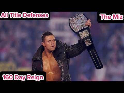 Every WWE Championship Title Defense of The Miz’s 1st Reign (160 Days)