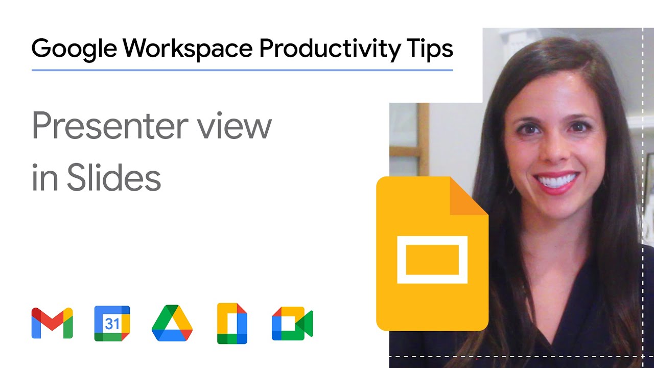 Presenting in a meeting and want easy access to a timer and your speaking notes? In this episode of Google Workspace Productivity Tips, we show you how to use and enable the Presenter View in Google Slides.
