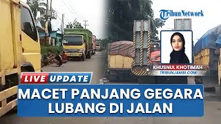 Warga Terjebak Macet 15 Km di Batanghari Jambi, Polisi Urai Lalu Lintas akibat Kerusakan Jalan
