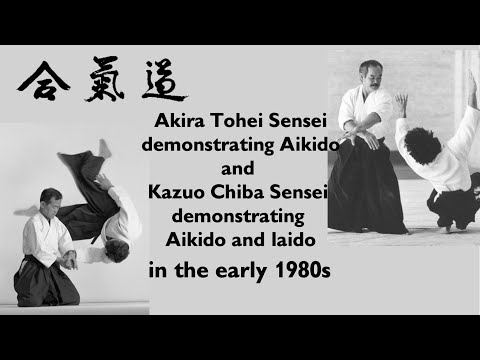 Berkeley Aikikai Anniversary 1980s - Kazuo Chiba & Akira Tohei