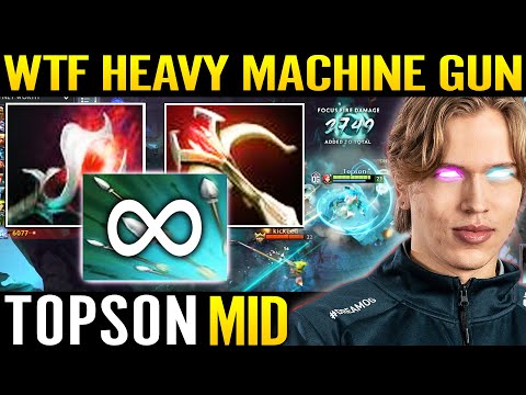 🔥 TOPSON 100% Super Heavy Machine Gun - Windranger MID Deadalus Crazy DMG Deal 7.29 Dota 2 Pro Guide