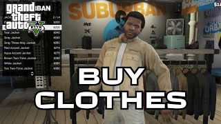 How to Buy Clothes in GTA V Story Mode 2024?