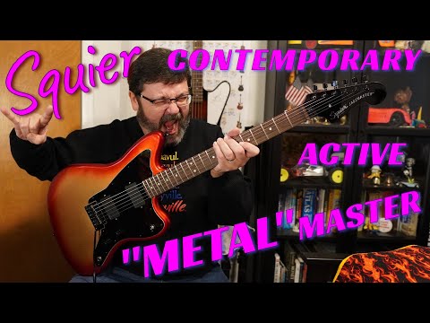 Can an EMG 81/60 pickup combo turn a Squier Contemporary Active Jazzmaster into a METALmaster?