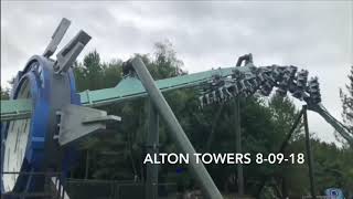 preview picture of video 'Alton towers 8/9/18'