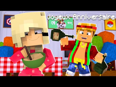 ON PRÉPARE L'ANNIVERSAIRE DE MON FILS BILLY SUR MINECRAFT !!