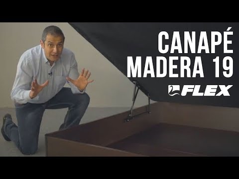 Video - Canapé abatible madera 19 con tapa 3D de Flex