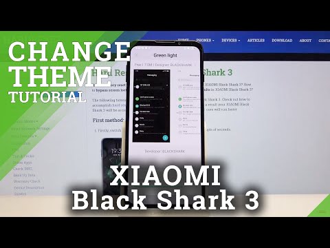 How to Change Theme in Xiaomi Black Shark 3 –Device Theme