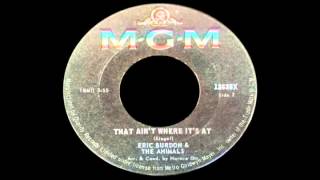 Eric Burdon & The Animals - That Ain't Where It's At