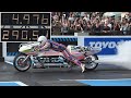 THE QUICKEST BIKE IN THE WORLD ERIC TEBOUL ROCKET BIKE AT SANTA POD RACEWAY