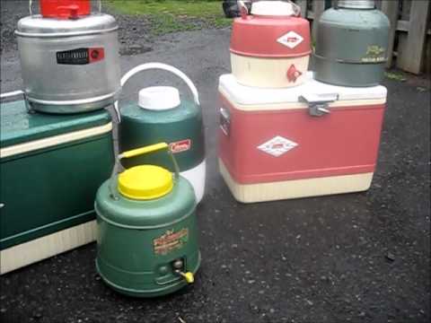 Vintage Coleman & Poloron Cooler Jugs