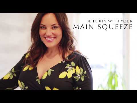 Flirty Flounce Wrap Dress by Kiyonna Clothing