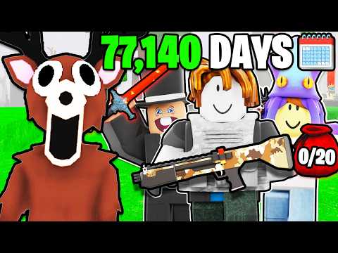 I Assembled The #1 Team In 99 Nights In The Forest! (77,140 Days)