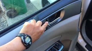 How to unlock your Subaru with a key without setting the alarm off.