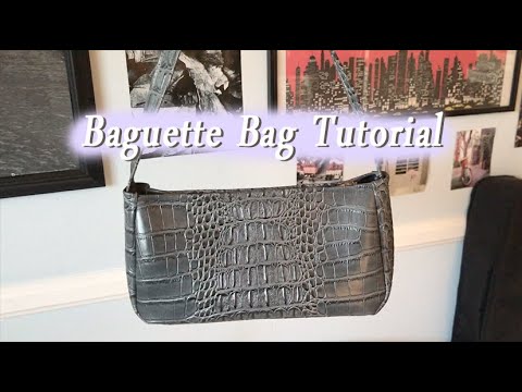 DIY baguette shoulder bag tutorial // @conceptsbynikki