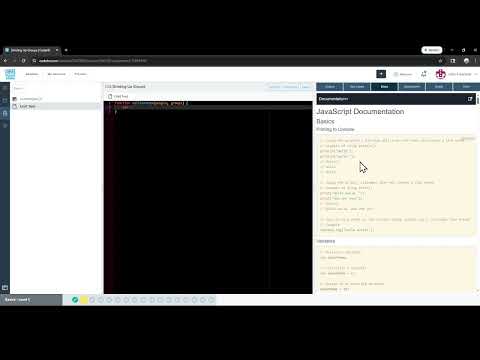 Codehs Javascript Practice Work Made It Through Basics Functions And Started Strings