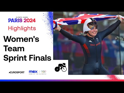 Team GB Break World Record to Win Gold!🥇 NZ Get Silver 🇳🇿🥈 | Women's Team Sprint Finals #Paris2024