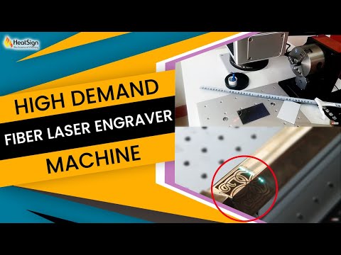 Fiber laser marking demonstration