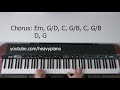 Elliott Smith - Waltz #2 piano tutorial