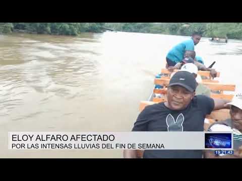 FUERTES LLUVIAS EN EL ELOY ALFARO CAUSAN DESBORDAMIENTO DE RÍOS