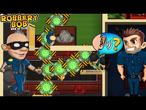 Robbery Bob : Chapter 1 Use Bald Guard Costume - Path By Teleportation Part 307