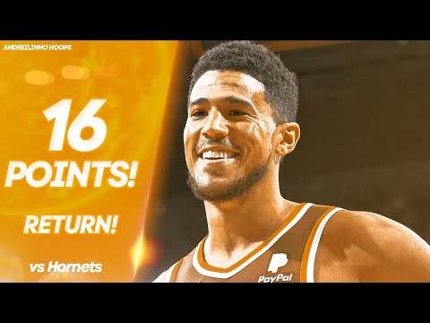 Devin Booker RETURNS FROM INJURY vs Hornets! ● 16 POINTS ● Full Highlights ● 19.12.21 ● 1080P 60 FPS