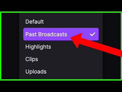 How to Find Past Streams on Twitch