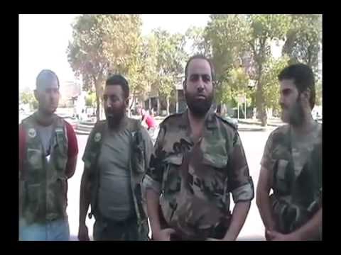 مقابلة ميدانية مع الرائد محمد الحمادين أحد قادة لواء التوحيد في حلب يشرح فيها الأوضاع الميدانية والعسكرية في جبهات المدينة