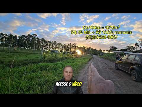 [994]CHACRINHA EM SANTO ANTÔNIO DA PATRULHA  LUZ E FIBRA ÓTICA  R$ 15 MIL + R$ 1200 MENSAIS #chacara