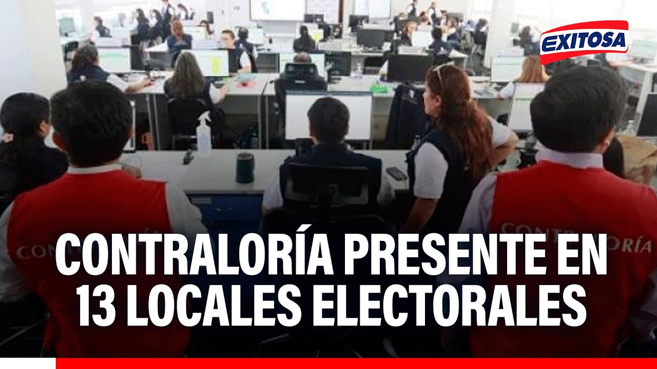 🔴🔵 Contraloría ha corroborado que material electoral llegue a locales electorales este lunes