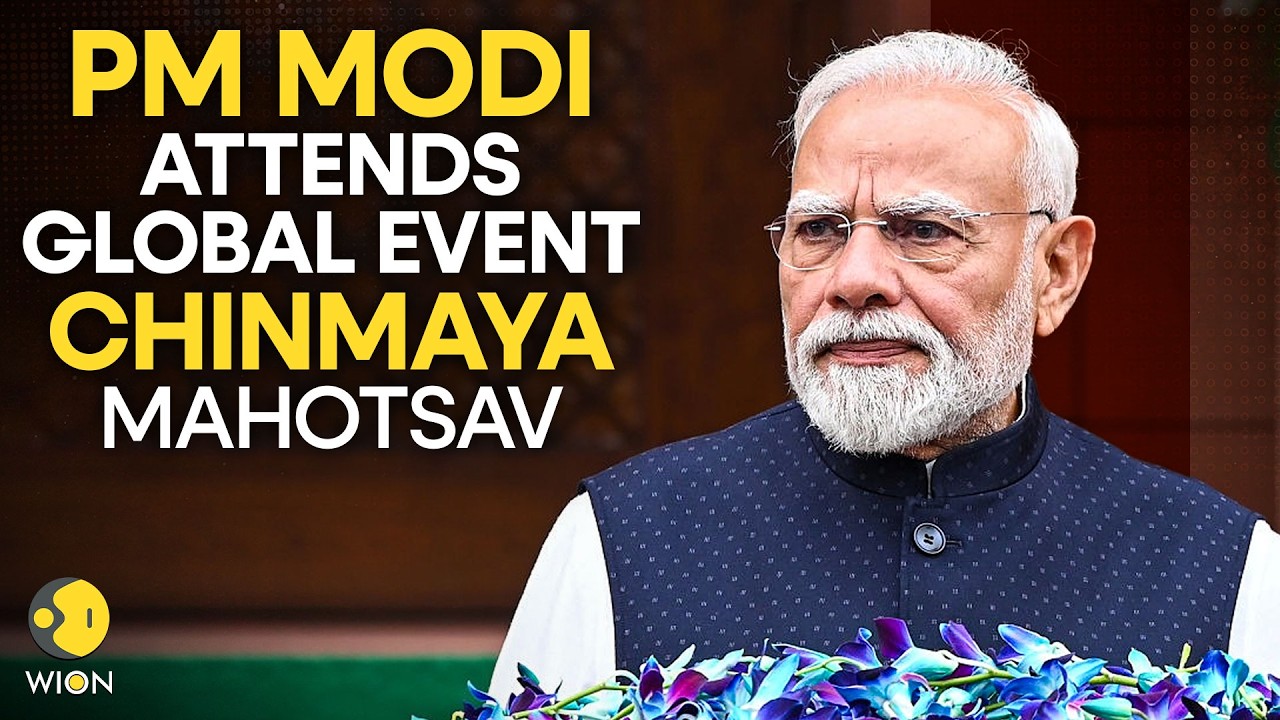 PM Modi LIVE: PM Modi Attends Chinmaya Amrit Mahotsav Global Sammelan in Delhi | WION