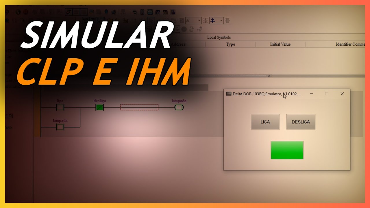 Como Simular CLP e IHM no Computador!