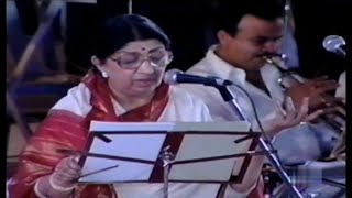 Kuch Dil Ne Kaha  Lata Mangeshkar Live Shradhanjal