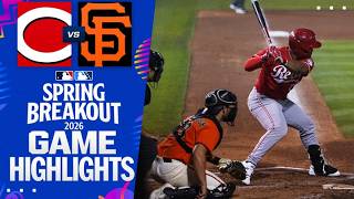 Reds vs. Giants Spring Breakout Game Highlights (3/19/26) | MLB Highlights