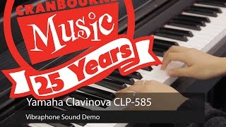 Video thumbnail for Vibraphone Sound Demo - Yamaha Clavinova CLP-585 by Coleman's Music
