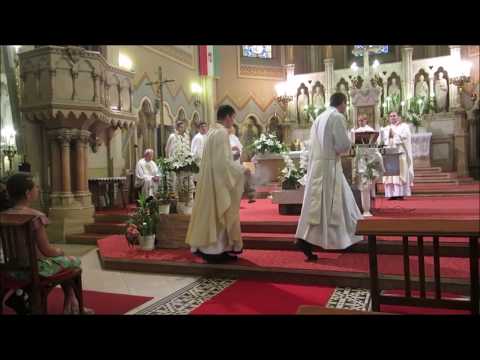 Incenzálás - Tihanyi Péter atya primícia