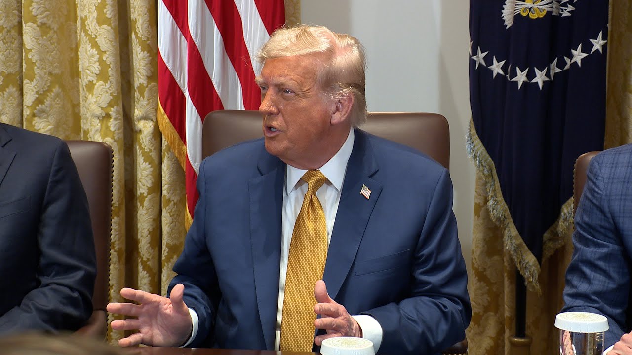 President Trump Participates in a Cabinet Meeting, July 08, 2025