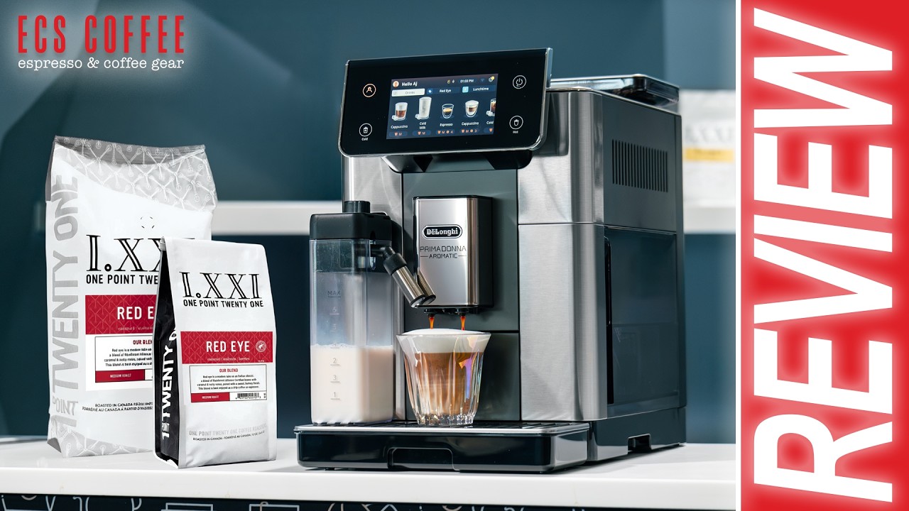 DeLonghi PrimaDonna Aromatic Review | Super Automatic Espresso Machine with Hot & Cold Milk Drinks