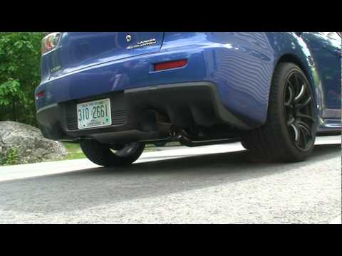 2011 mitsubishi evolution gsr with turbo xs turbo back exhaust part 2