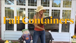 Planting Fall Containers #fallplanters #fallgarden #fallcontainers