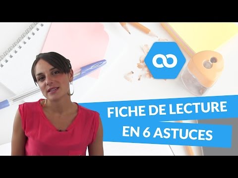 comment construire une fiche de lecture