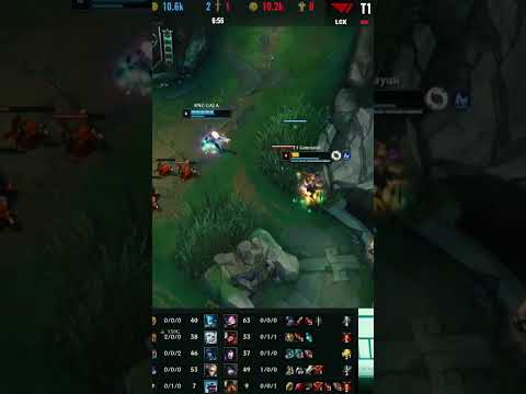 RNG Gala Ezreal SoloKill T1 Gumayusi Aphelios -  RNG vs T1 2022 Mid-Season Invitational MSI #shorts